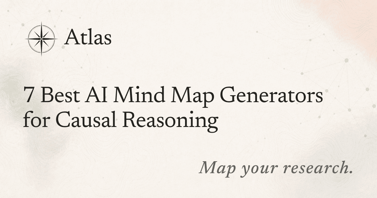 7 Best AI Mind Map Generators for Causal Reasoning preview image