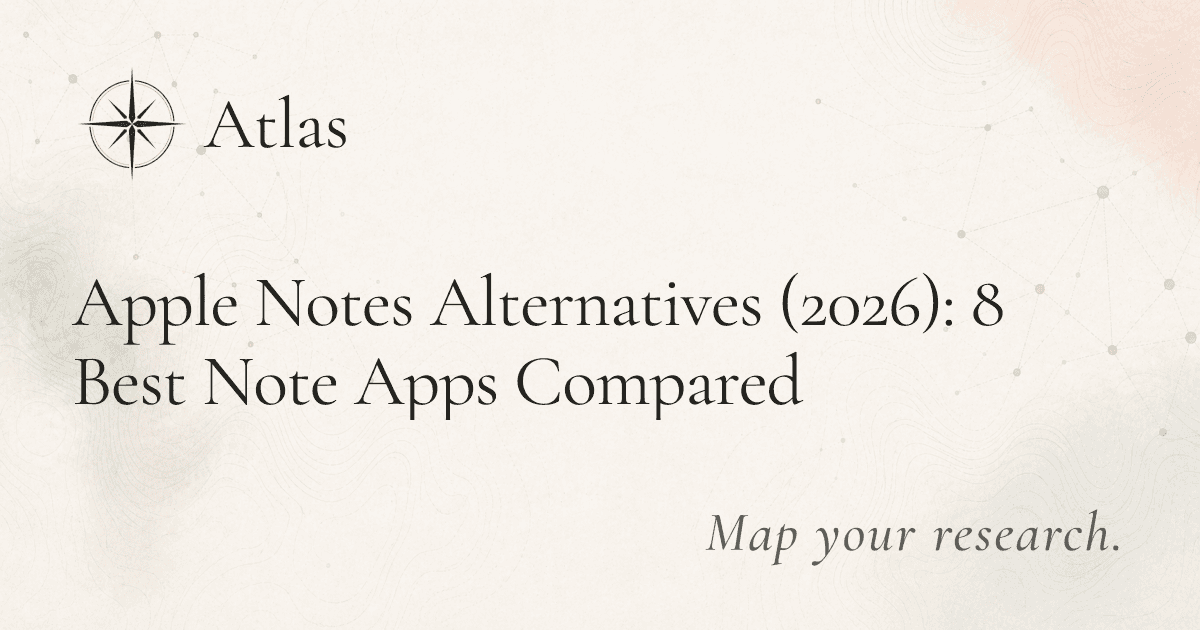 Apple Notes Alternatives (2026): 8 Best Note Apps Compared preview image