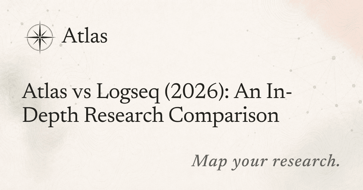 Atlas vs Logseq (2026): An In-Depth Research Comparison preview image
