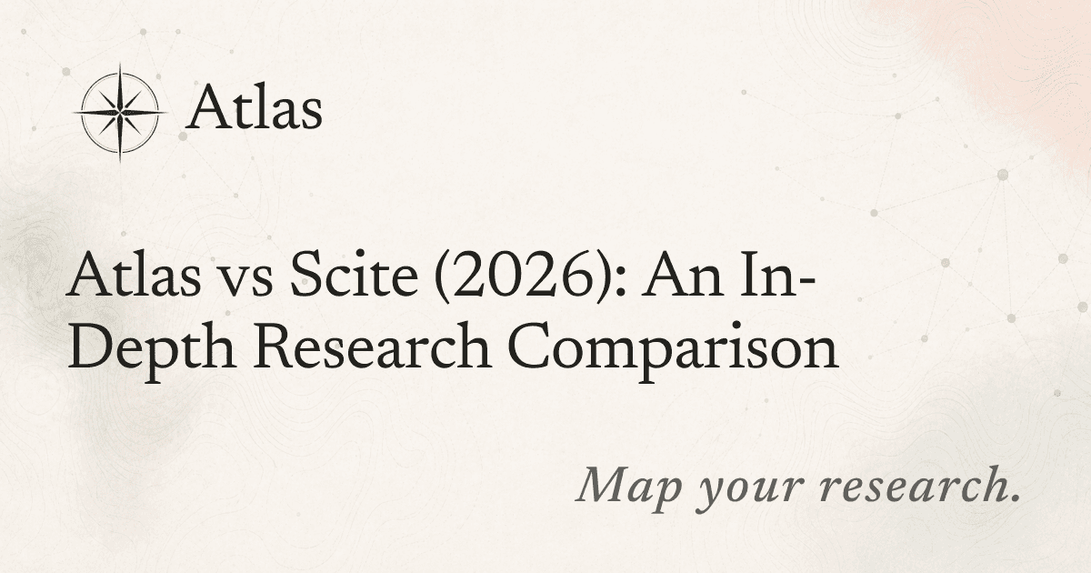 Atlas vs Scite (2026): An In-Depth Research Comparison preview image