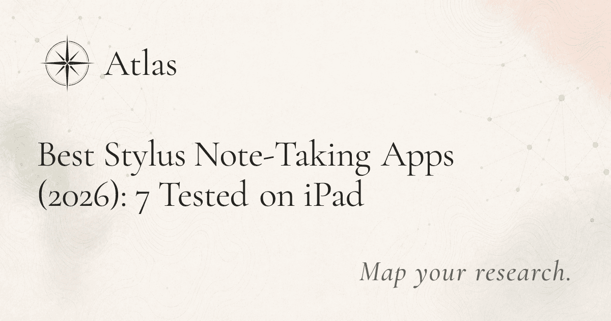 Best Stylus Note-Taking Apps (2026): 7 Tested on iPad preview image