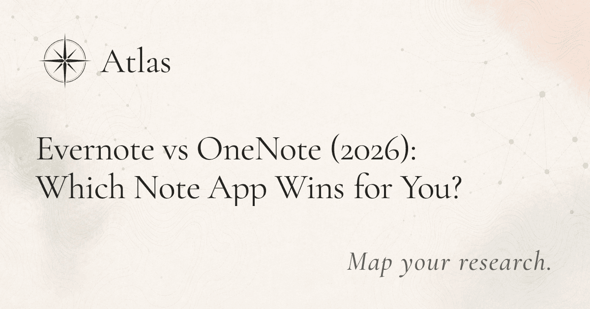 Evernote vs OneNote (2026): Which Note App Wins for You? preview image