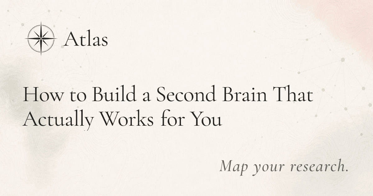 How to Build a Second Brain That Actually Works for You preview image