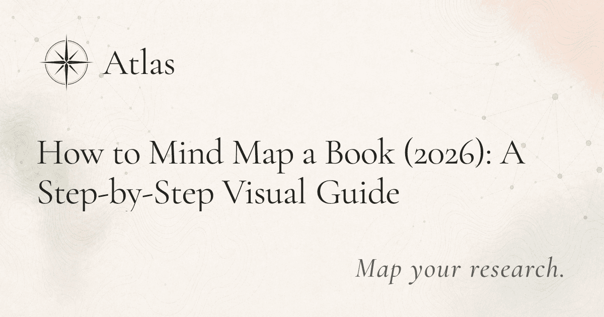 How to Mind Map a Book (2026): A Step-by-Step Visual Guide preview image