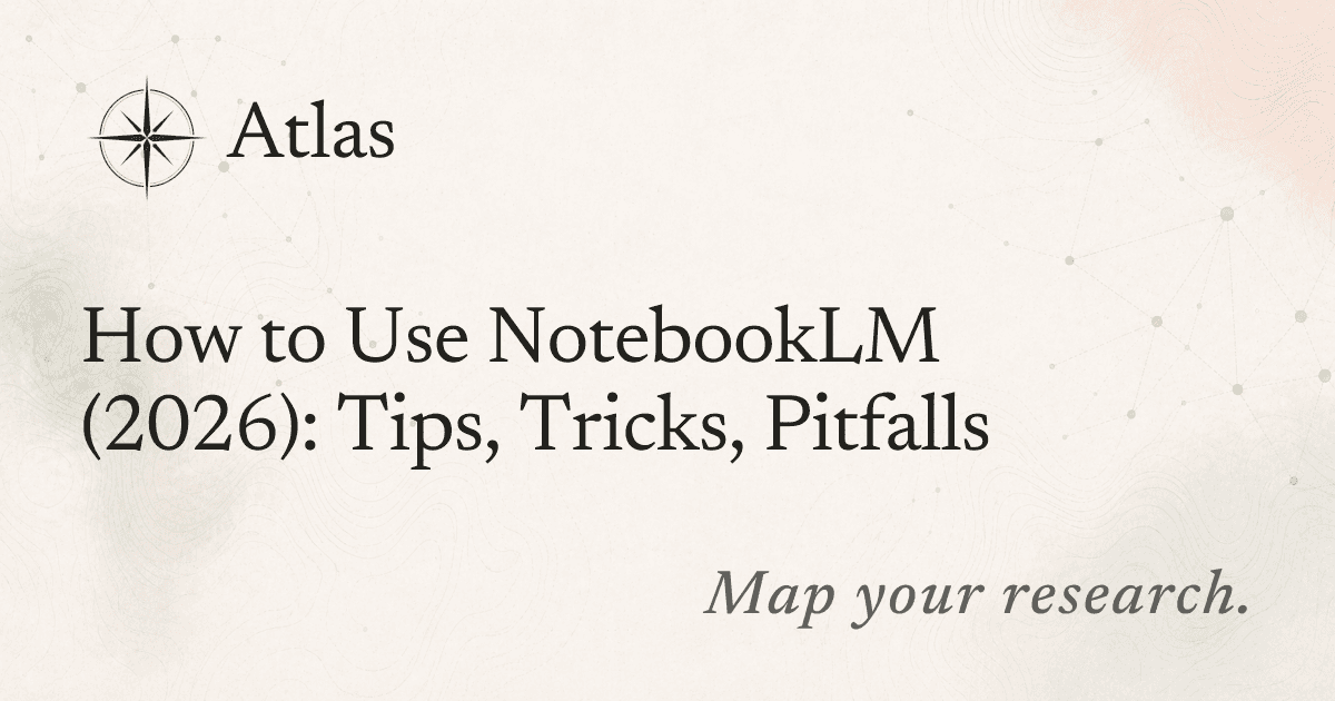 How to Use NotebookLM (2026): Tips, Tricks, Pitfalls preview image