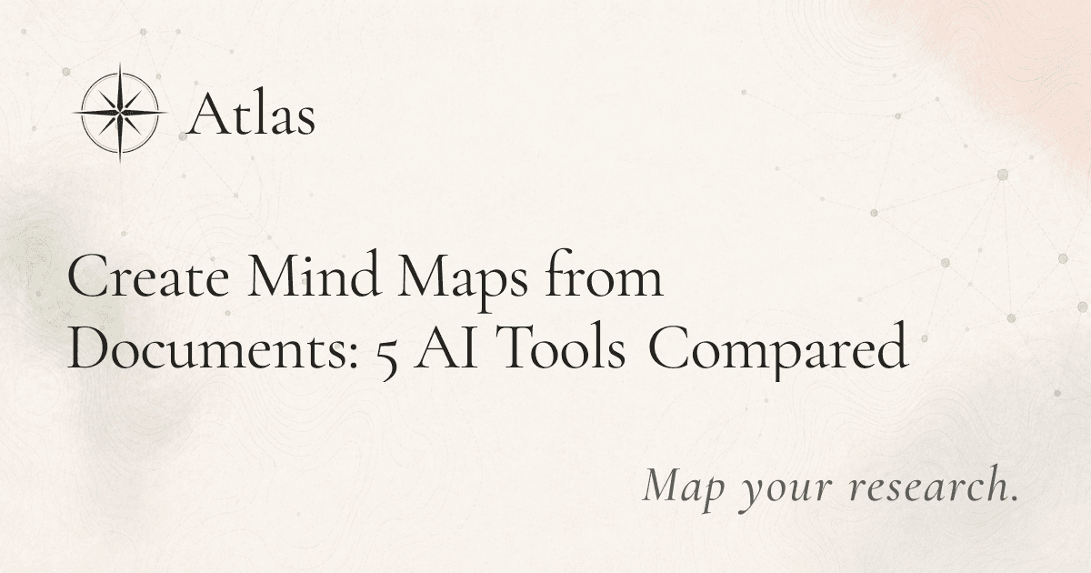 Create Mind Maps from Documents: 5 AI Tools Compared preview image