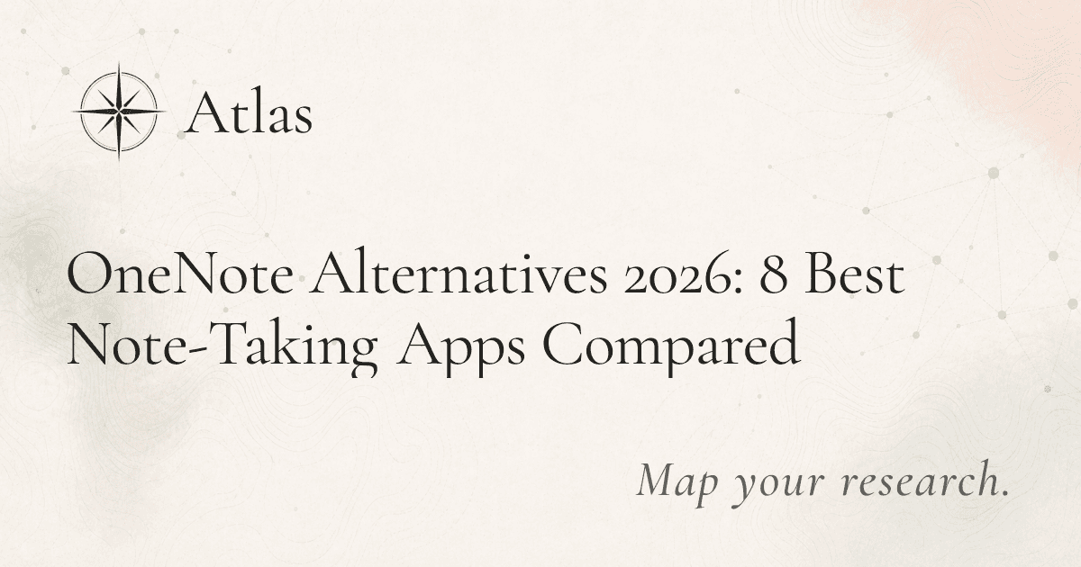 OneNote Alternatives 2026: 8 Best Note-Taking Apps Compared preview image