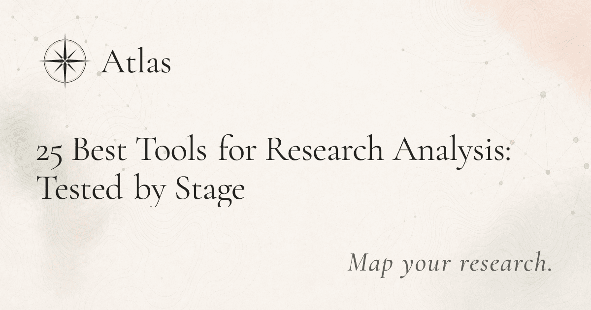 25 Best Tools for Research Analysis: Tested by Stage preview image