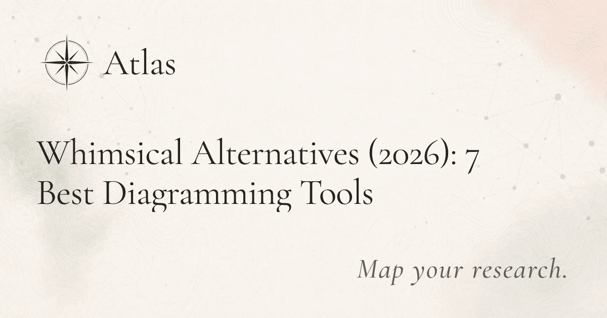 Whimsical Alternatives (2026): 7 Best Diagramming Tools preview image