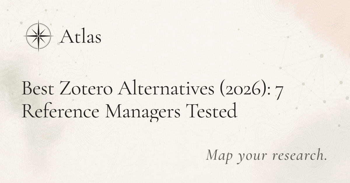 Best Zotero Alternatives (2026): 7 Reference Managers Tested preview image