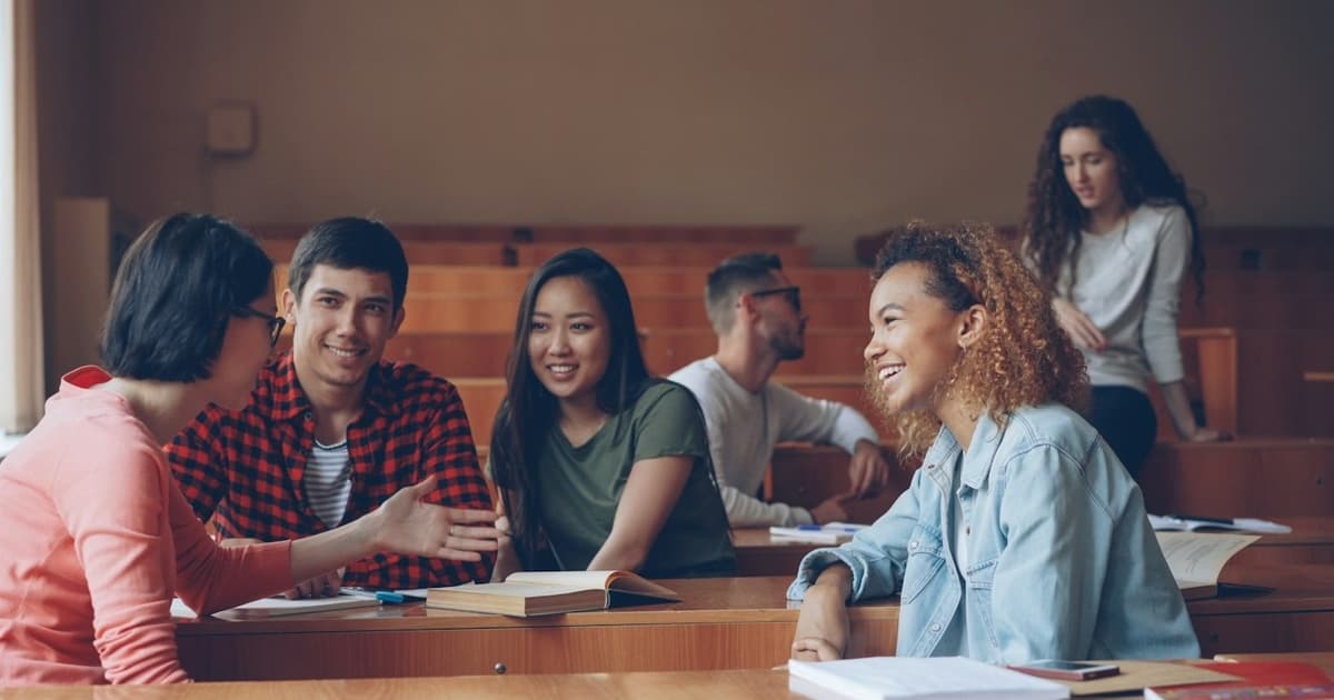 Student conversation