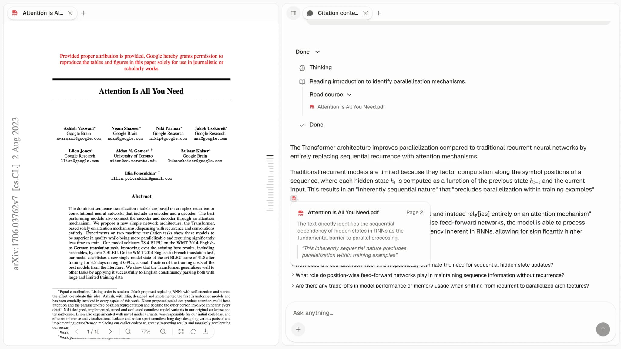 Atlas paper with literature-indexed citations