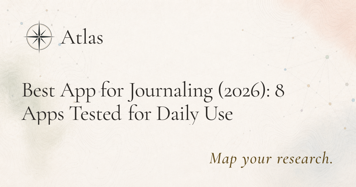 Best App for Journaling (2026): 8 Apps Tested for Daily