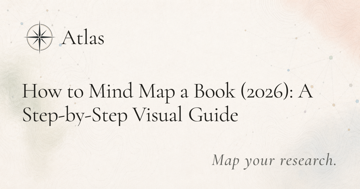 How to Mind Map a Book (2026): A Step-by-Step Visual Guide