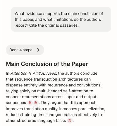 Ask about the paper's findings and the evidence behind them.